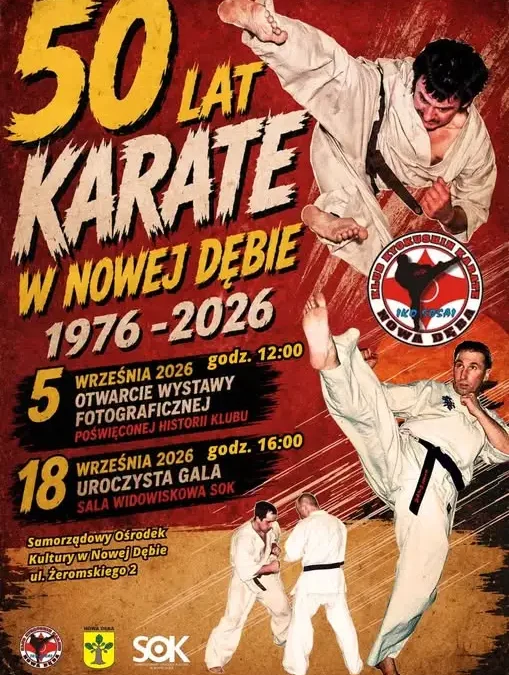 50 lat karate Kyokushin w Nowej Dębie – jubileusz pełen historii i emocji