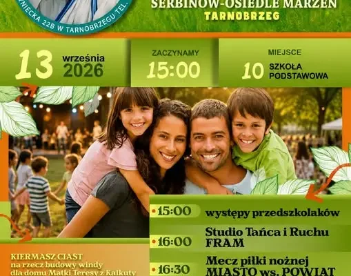 Piknik na Serbinowie: kiermasz ciast wesprze budowę windy w Domu im. Matki Teresy