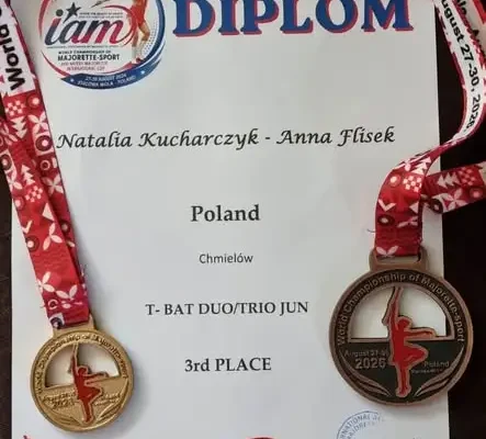 Uczennice ze Stalowej Woli z medalami Mistrzostw Świata Mażoretek IAM 2026