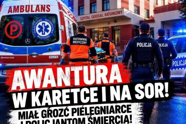 43-latek z gminy Baranów Sandomierski usłyszał zarzuty za atak na policjantów i pielęgniarkę