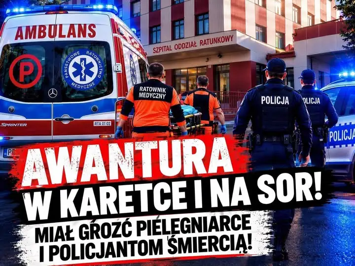 43-latek z gminy Baranów Sandomierski usłyszał zarzuty za atak na policjantów i pielęgniarkę