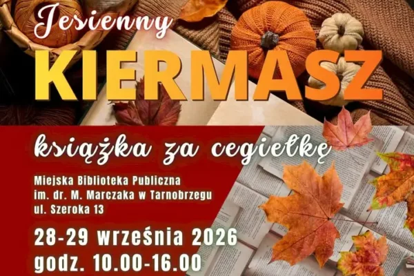 Kiermasz książki w Tarnobrzegu – 28 i 29 września