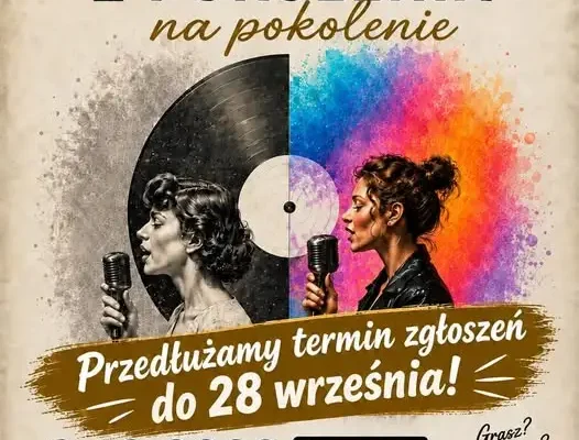 Tarnobrzeg: przedłużony termin zgłoszeń do konkursu muzycznego „Talent z pokolenia na pokolenie”