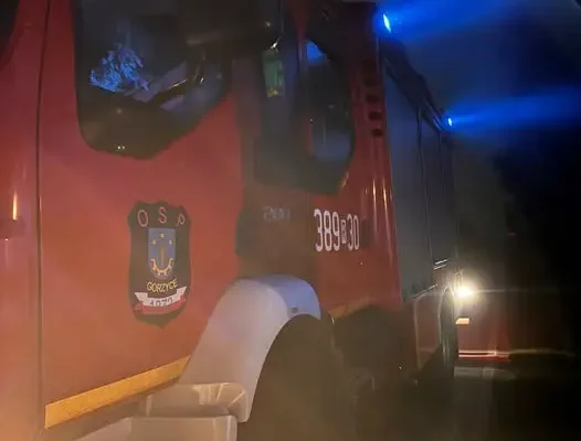 Fałszywy alarm w Wrzawach. Strażacy z OSP Gorzyce interweniowali w nocy