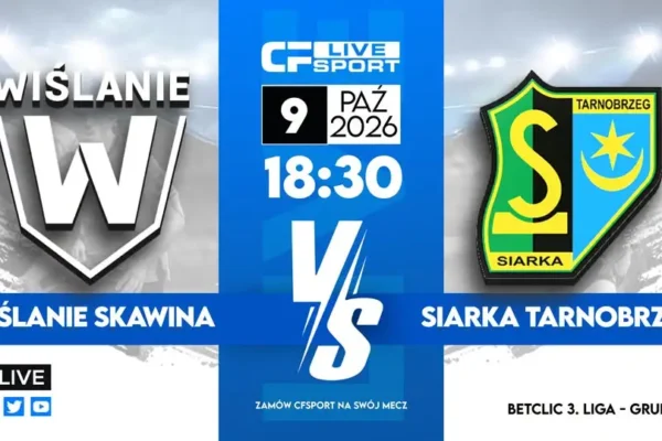 Wiślanie Master Way Skawina kontra Siarka Tarnobrzeg – piątkowy mecz o 18:30