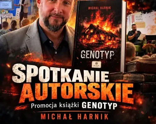 Premiera książki „GENOTYP” Michała Harnika w Tarnobrzegu