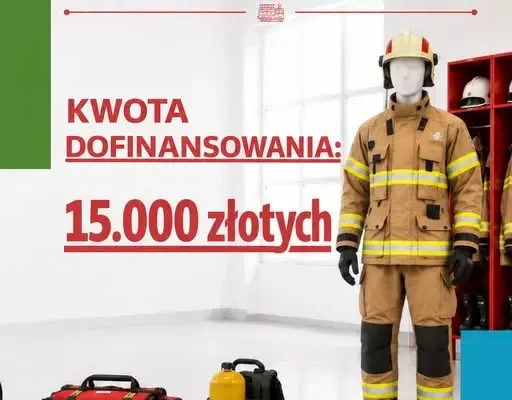 OSP Grębów z dofinansowaniem 15 tys. zł na umundurowanie