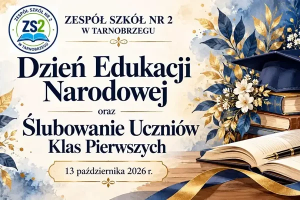 Dzień Edukacji Narodowej i ślubowanie pierwszoklasistów w Zespole Szkół nr 2 w Tarnobrzegu