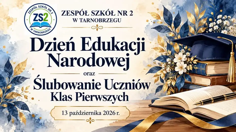 Dzień Edukacji Narodowej i ślubowanie pierwszoklasistów w Zespole Szkół nr 2 w Tarnobrzegu