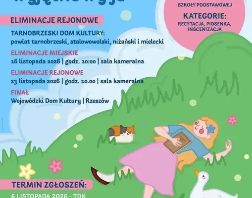 Tarnobrzeg: Rusza Podkarpacki Konkurs „Literatura i Dzieci”