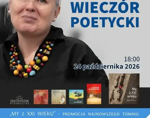 Spotkanie poetyckie z prof. Magdaleną Szpunar w Tarnobrzegu