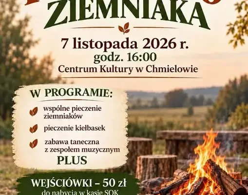 Święto Pieczonego Ziemniaka w Chmielowie – nowy termin 7 listopada