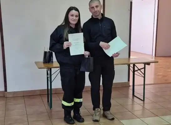 Druhna Elwira Czerwińska z OSP Gorzyce zdobyła tytuł ratownika
