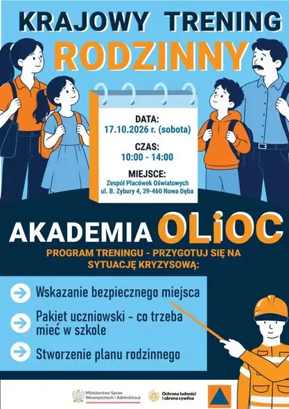 Krajowy Trening Rodzinny Akademii OLiOC w Gminie Nowa Dęba – już dziś!