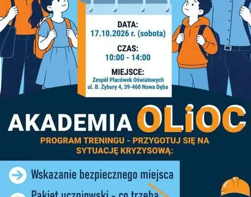Krajowy Trening Rodzinny Akademii OLiOC w Nowej Dębie – już w sobotę