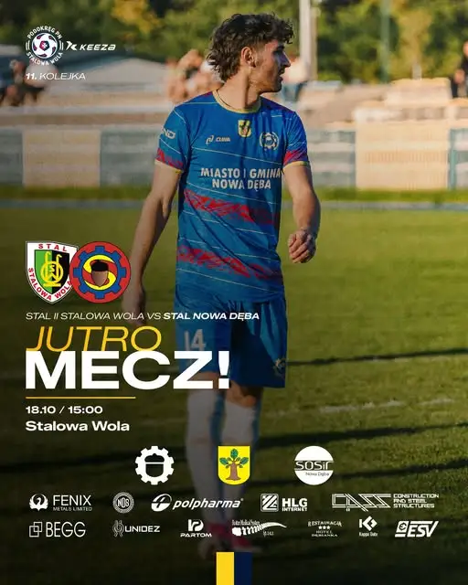 Stal II Stalowa Wola zagra 11. kolejkę KEEZA Klasy Okręgowej