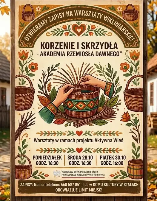 Warsztaty wikliniarskie w Stalach – zapisy otwarte!