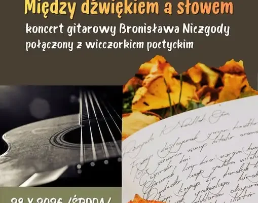 Gitara i poezja w bibliotece na Serbinowie – wyjątkowy wieczór już 28 października