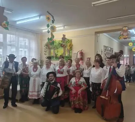 Wydrzowianie uczyli przedszkolaki z Grębowa dawnych wiejskich tradycji