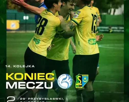 Siarka Tarnobrzeg wygrywa w Morawicy 3:2 po hat-tricku Patryka Peciaka
