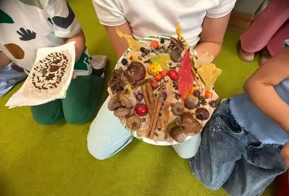 Jesienne mandale z masy solnej – kreatywna lekcja w klasie I