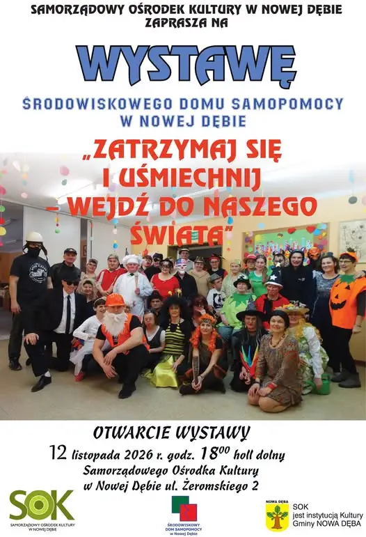 Nowa Dęba: wystawa „Zatrzymaj się i uśmiechnij” – 27 lat Środowiskowego Domu Samopomocy