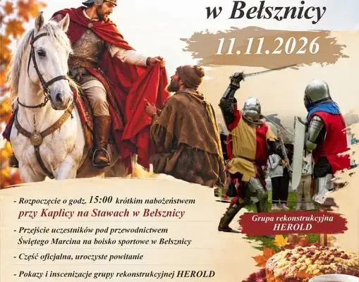 Bełsznica uczci Świętego Marcina – barwny przemarsz i pokazy rekonstrukcyjne